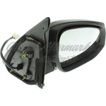 DOOR MIRROR RH CONVEX GLASS POWER HTD BLACK TEXTURED W/O SIGNAL/BLIND SPOT/ MANUAL FOLD — photo 2