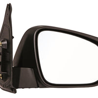 DOOR MIRROR RH CONVEX GLASS POWER HTD BLACK TEXTURED W/O SIGNAL/BLIND SPOT/ MANUAL FOLD
