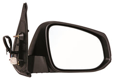 DOOR MIRROR RH CONVEX GLASS POWER HTD BLACK TEXTURED W/O SIGNAL/BLIND SPOT/ MANUAL FOLD