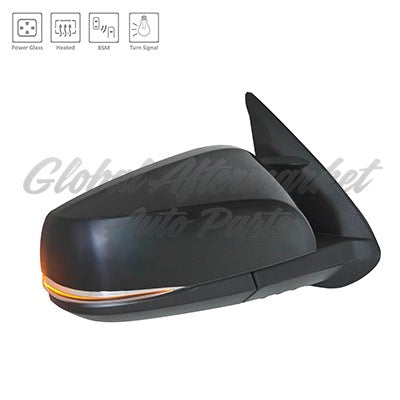 DOOR MIRROR RH POWER HTD PTM W/SIGNAL/BLIND SPOT/ MANUAL FOLD