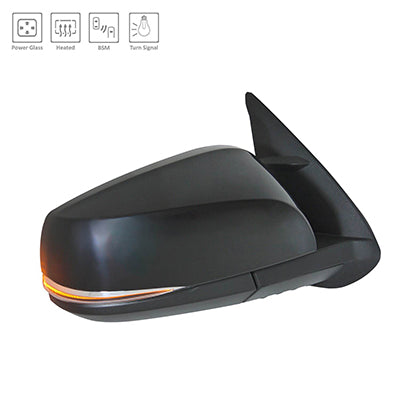DOOR MIRROR RH POWER HTD PTM W/SIGNAL/BLIND SPOT/ MANUAL FOLD