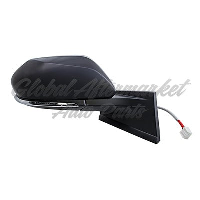 DOOR MIRROR RH POWER HEATED W/O BLIND SPOT MATTE BLACK COVER