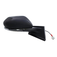DOOR MIRROR RH POWER HEATED W/O BLIND SPOT MATTE BLACK COVER