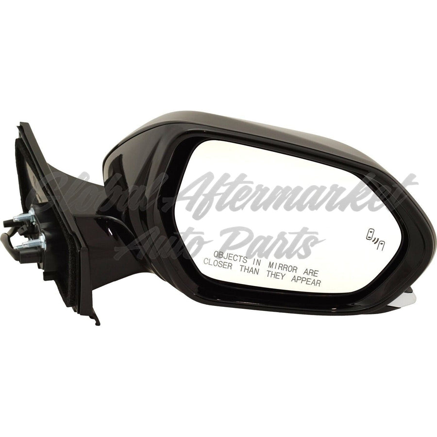 DOOR MIRROR RH POWER PTM HTD W/BLIND SPOT/MANUAL FOLDING