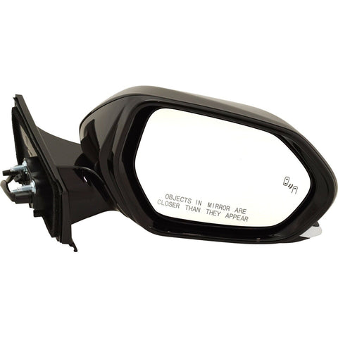 DOOR MIRROR RH POWER PTM HTD W/BLIND SPOT/MANUAL FOLDING