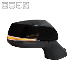 DOOR MIRROR RH POWER PTM HTD W/SIGNAL/BLIND SPOT (7 PIN PLUG)