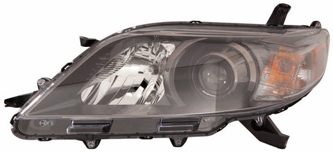HEAD LAMP LH W/BLACK BEZEL SE MODEL CAPA