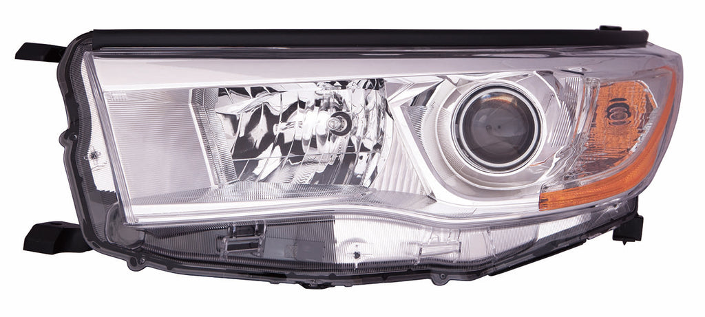 HEAD LAMP LH W/BRIGHT CHROME BEZEL HQ