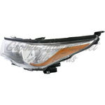 HEAD LAMP LH W/SMOKED CHROME BEZEL CAPA — photo 2