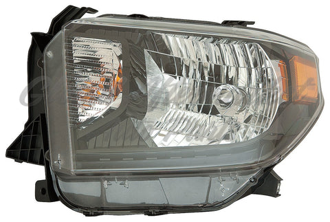 HEAD LAMP LH TRD PRO MODEL W/BLACK BEZEL W/O LED RUNNING LAMP CAPA