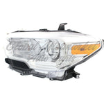 HEAD LAMP LH HALOGEN CHROME BEZEL W/O LED DRL — photo 2