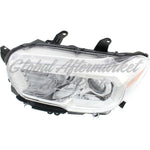 HEAD LAMP LH HALOGEN CHROME BEZEL W/O LED DRL — photo 4
