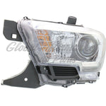 HEAD LAMP LH HALOGEN BLACK/CHROME BEZEL W/O LED DRL — photo 2