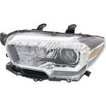 HEAD LAMP LH HALOGEN BLACK/CHROME BEZEL W/O LED DRL — photo 4