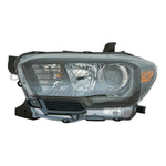 HEAD LAMP LH HALOGEN W/LED DRL/FOG LAMP/BLACK BEZEL — photo 1