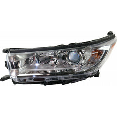 HEAD LAMP LH W/SMOKED CHROME W/CHROME BEZEL W/O LED DRL LE/LE PLUS/XLE MODEL HQ