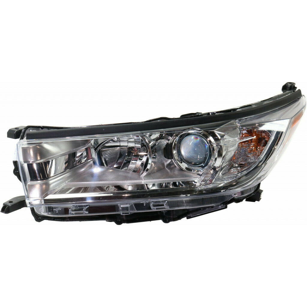 HEAD LAMP LH W/SMOKED CHROME W/CHROME BEZEL W/O LED DRL LE/LE PLUS/XLE MODEL