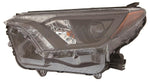 HEAD LAMP LH W/ BLACK BEZEL HALOGEN NORTH AMERICAN BUILT — photo 1