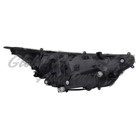 HEAD LAMP LH CHROME BEZEL NORTH AMERICAN BUILT ADVENTURE/ LTD/ TRAIL/ TRD/ XLE/XLE PREMIUM EXCLUDE HYBRID HQ