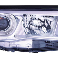 HEAD LAMP RH W/BRIGHT CHROME BEZEL HQ