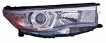 HEAD LAMP RH W/SMOKED CHROME BEZEL CAPA — photo 1