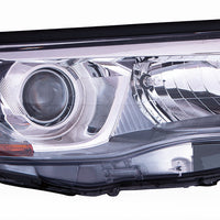 HEAD LAMP RH W/SMOKED CHROME BEZEL CAPA