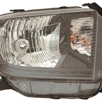 HEAD LAMP RH W/BLACK BEZEL W/O LED RUNNING LAMP HQ