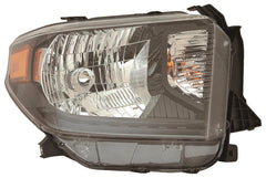 HEAD LAMP RH W/BLACK BEZEL W/O LED RUNNING LAMP CAPA
