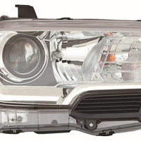 HEAD LAMP RH HALOGEN BLACK/CHROME BEZEL W/O LED DRL HQ