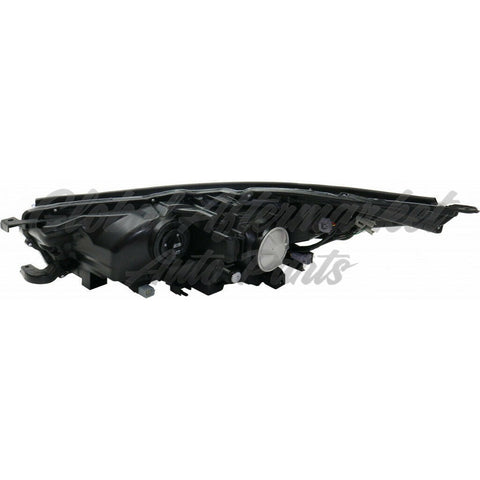 HEAD LAMP RH W/SMOKED CHROME W/CHROME BEZEL W/O LED DRL LE/LE PLUS/XLE MODEL