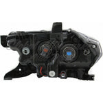 HEAD LAMP RH W/LED FOG LAMP BLACK BEZEL — photo 2