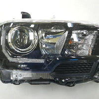 HEAD LAMP RH W/LED FOG LAMP BLACK BEZEL HQ