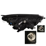 HEAD LAMP RH W/ BLACK BEZEL HALOGEN NORTH AMERICAN BUILT — photo 3