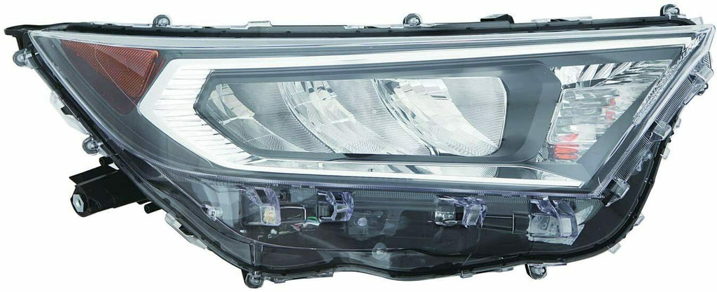 HEAD LAMP RH W/O HYBRID CHROME NORTH-AMERICAN BUILT ADVENTURE/ LTD/ TRAIL/TRD/XLE/XLE PREMIUM HQ