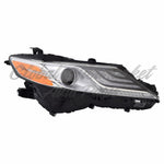 HEAD LAMP RH CHROME BEZEL W/LED DRL W/O ADAPTIVE LAMPS XLE MODEL CAPA — photo 1
