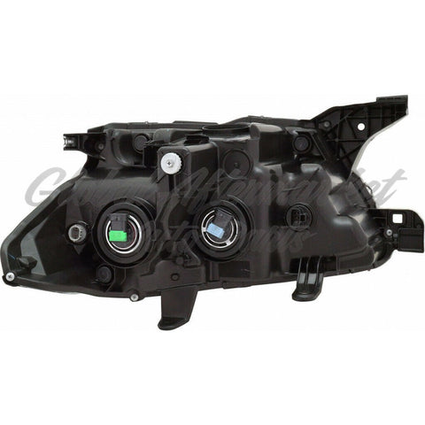 HEAD LAMP RH HALOGEN CHROME BY SIGNAL BASE SR MODELS W/O FOG LAMPS W/O LED DRL