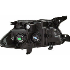 HEAD LAMP RH HALOGEN CHROME BY SIGNAL BASE SR MODELS W/O FOG LAMPS W/O LED DRL CAPA