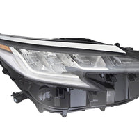 HEAD LAMP RH LED CHROME BEZEL W/ LED LOWER STRIP FITS LTD CAPA
