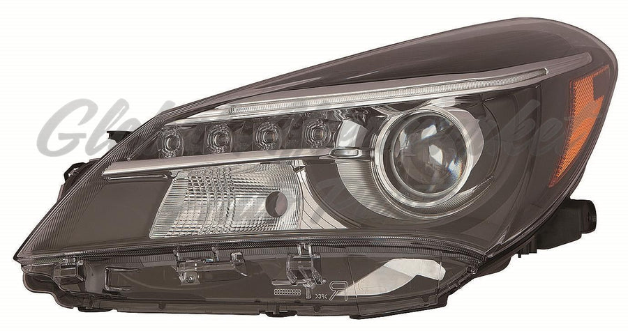 HEAD LAMP LH HALOGEN W/LED DRL SE MODEL HQ