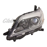 HEAD LAMP LH HID CHROME BEZEL CAPA — photo 1