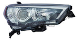 HEAD LAMP RH HALOGEN W/CHROME TRIM/BLACK BEZEL HQ — photo 1