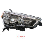 HEAD LAMP RH HALOGEN W/CHROME TRIM/BLACK BEZEL CAPA — photo 2