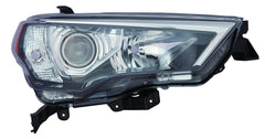 HEAD LAMP RH HALOGEN W/CHROME TRIM/BLACK BEZEL CAPA