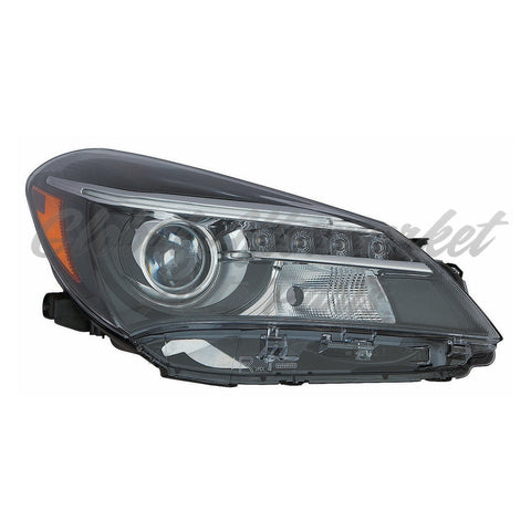 HEAD LAMP RH HALOGEN W/LED DRL SE MODEL CAPA
