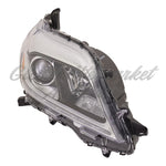 HEAD LAMP RH HID CHROME BEZEL HQ — photo 2