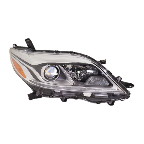 HEAD LAMP RH HID CHROME BEZEL HQ