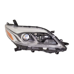 HEAD LAMP RH HID CHROME BEZEL HQ