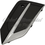 FOG LAMP COVER LH TEXTURED BLACK W/CHROME MOLDING — photo 3