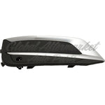 FOG LAMP COVER LH TEXTURED BLACK W/CHROME MOLDING — photo 4