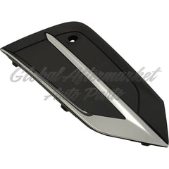 FOG LAMP COVER RH TEXTURED BLACK W/CHROME MOLDING STRIP